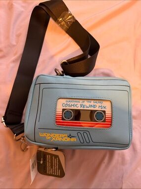 Guardians of the Galaxy 'Cosmic Rewind Mix' Light Blue Crossbody Bag